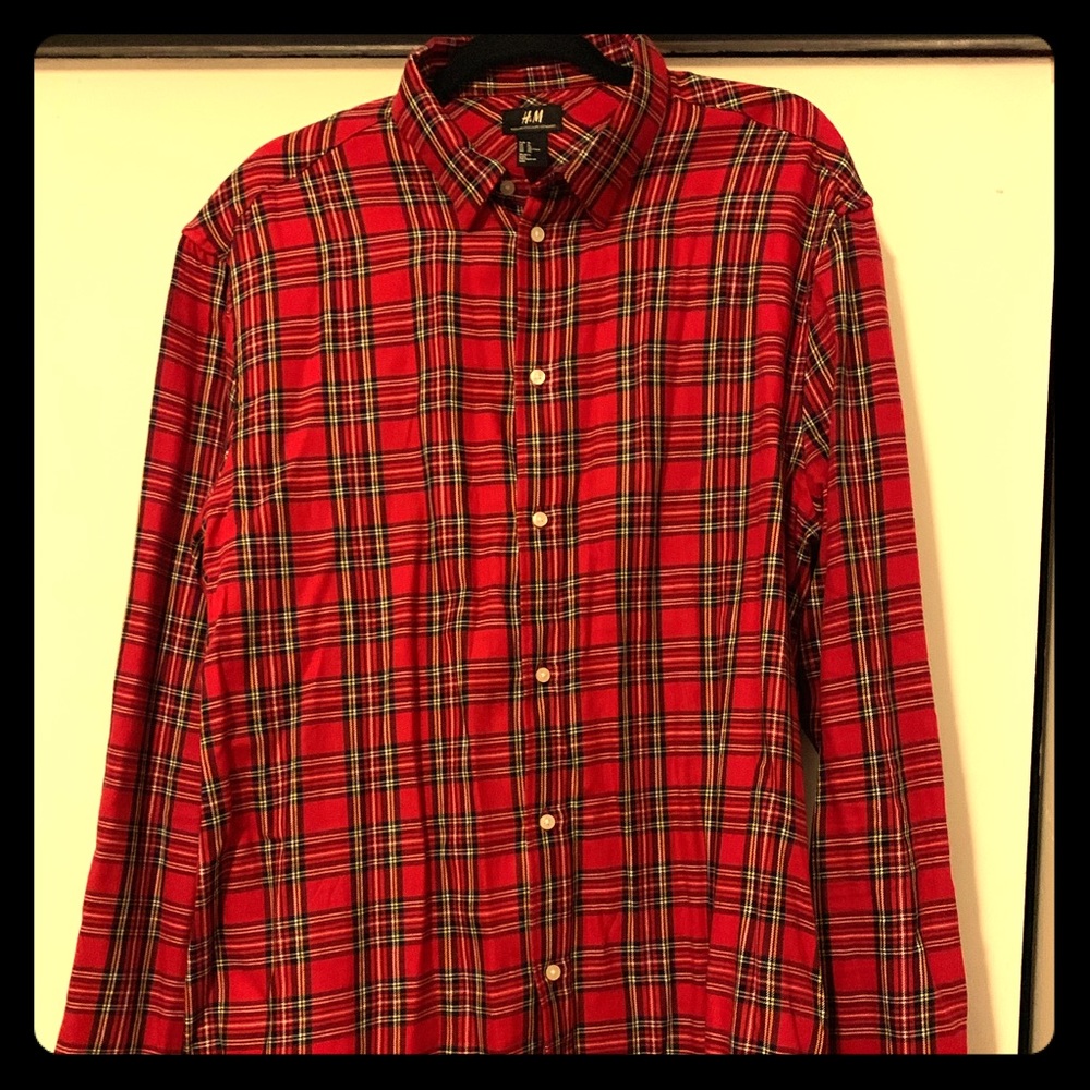 H&M Button Down Shirt Size XL